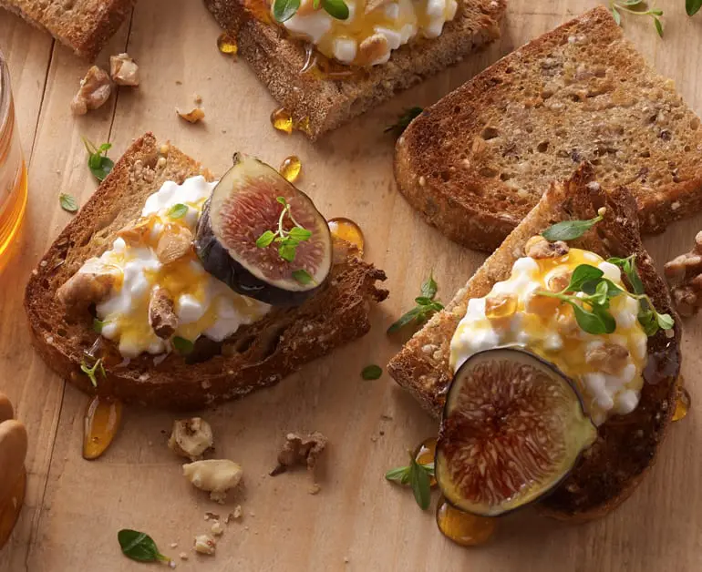 Cheese, Fig, and Honey Toast slider image 1