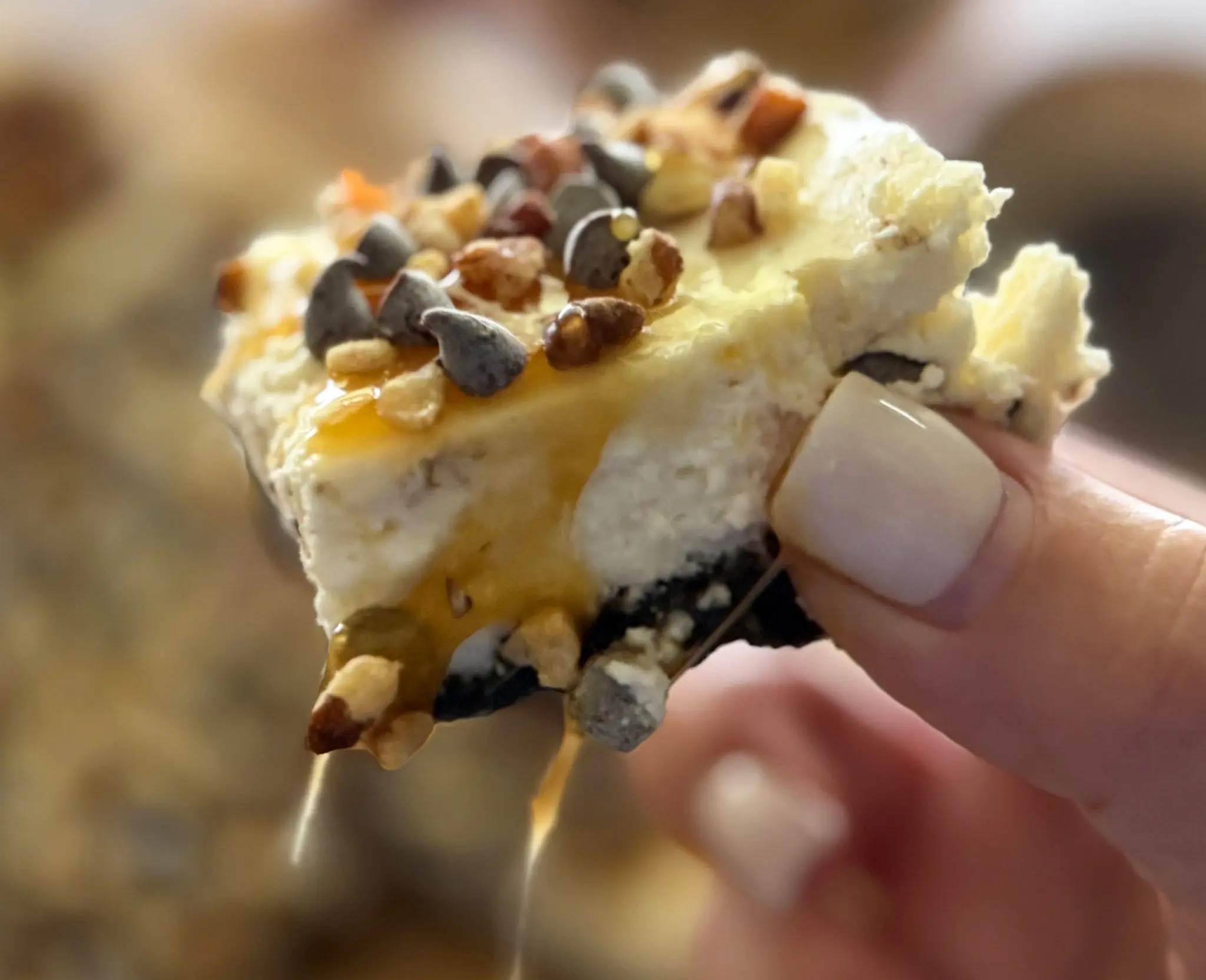 Click to open Turtle Cheesecake Bars recipe