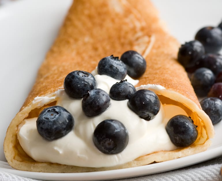 Thumbnail image for Blueberry and Cheese Crepes