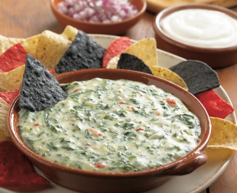 View recommended White Spinach Queso recipe