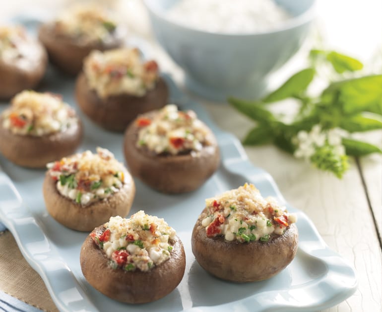 View recommended Cheesy Stuffed Mushrooms recipe