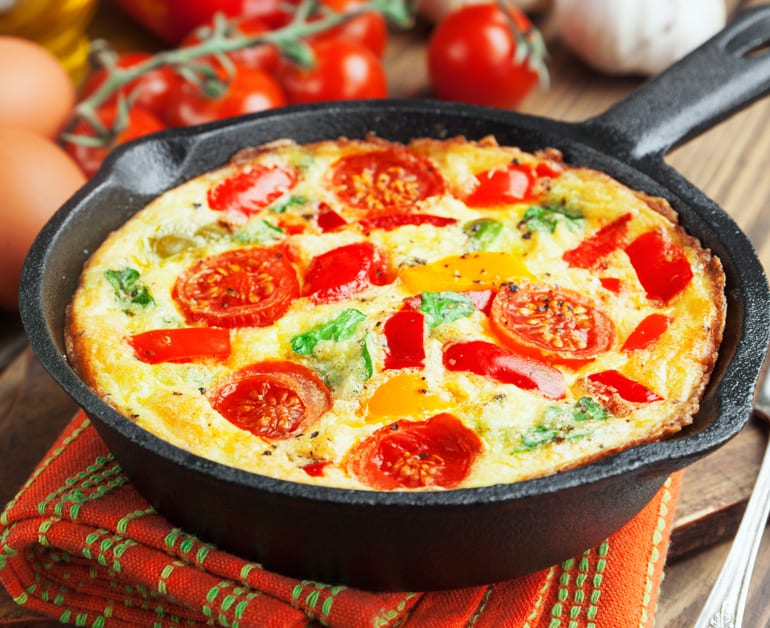 Click to open Cheesy Veggie Italian Frittata recipe