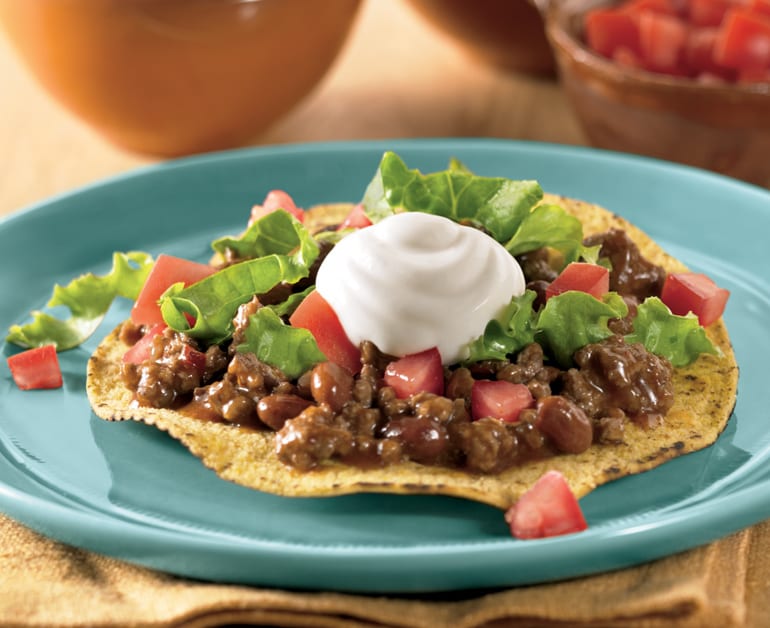 View recommended Chipotle Beef Tostadas recipe