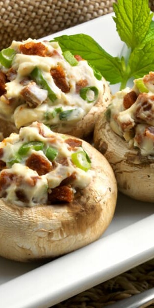 CREAMY STUFFED MUSHROOMS 770x628