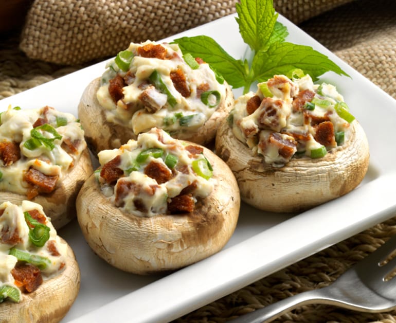 Creamy Stuffed Mushrooms slider image 1