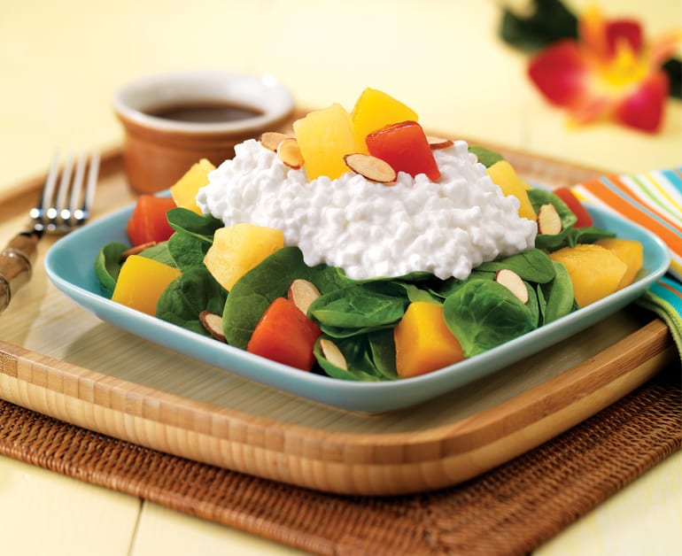 View recommended Easy Tropical Fruit Spinach Salad recipe