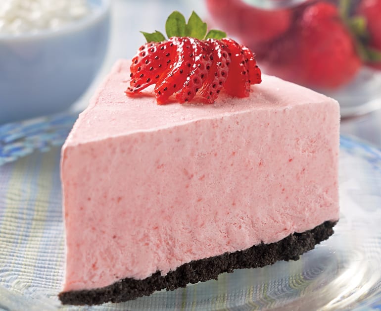 View recommended Frozen Strawberry Cheesecake recipe