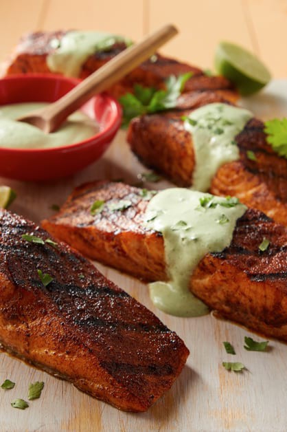 GRILLED SPICY SALMON WITH CREAMY CILANTRO SAUCE 770x628 7771
