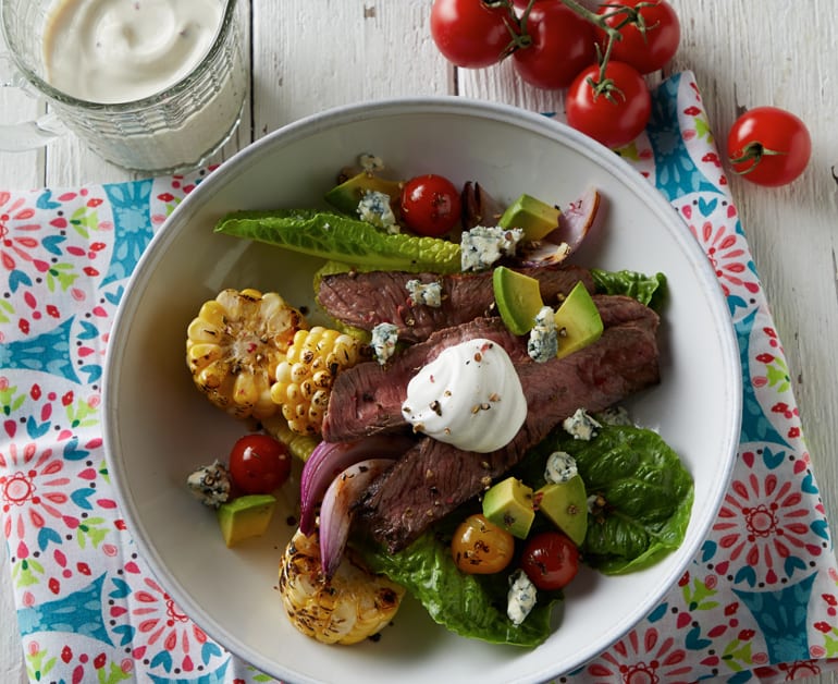 View recommended Grilled Summer Steak Salad recipe