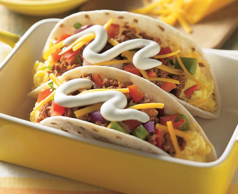 Click to open Tacos para Desayuno Abundante recipe