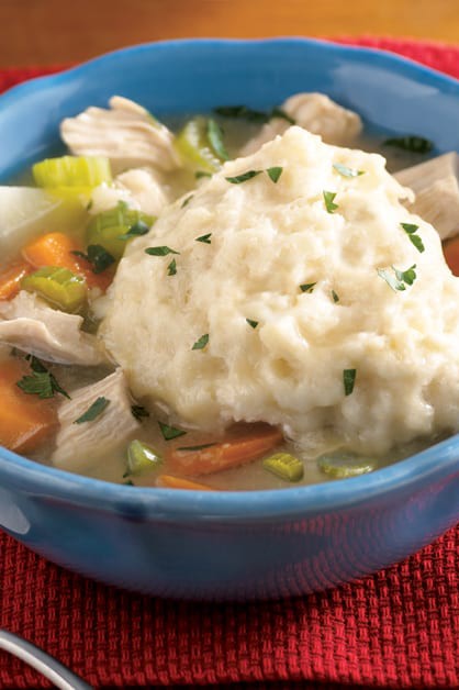 HEARTY CHICKEN SOUP WITH DUMPLINGS 770x628