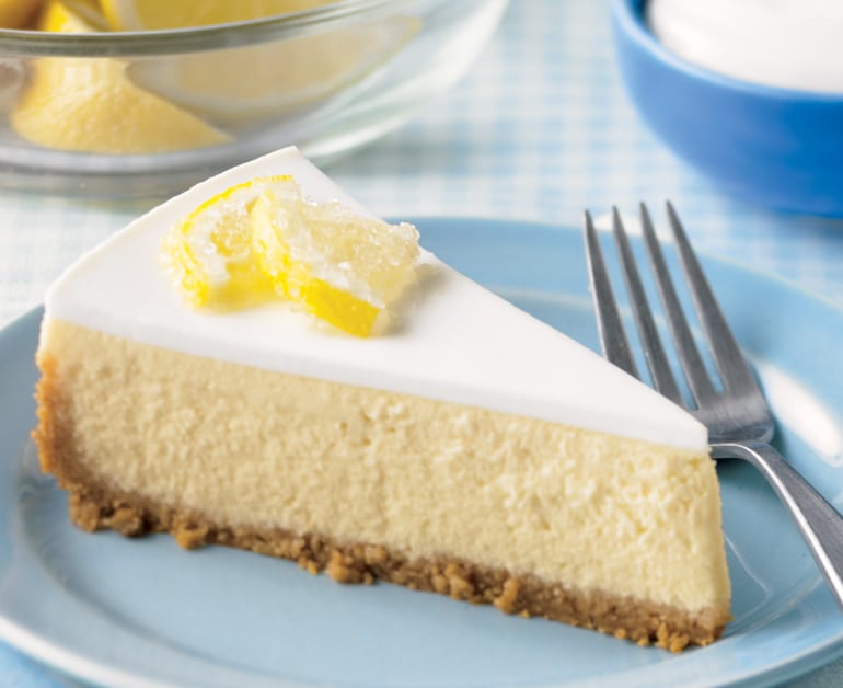 View recommended Lemony Sour Cream Cheesecake recipe