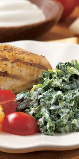 LIGHT CREAMED SPINACH 770x628