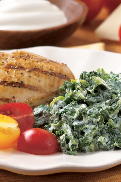 LIGHT CREAMED SPINACH 770x628