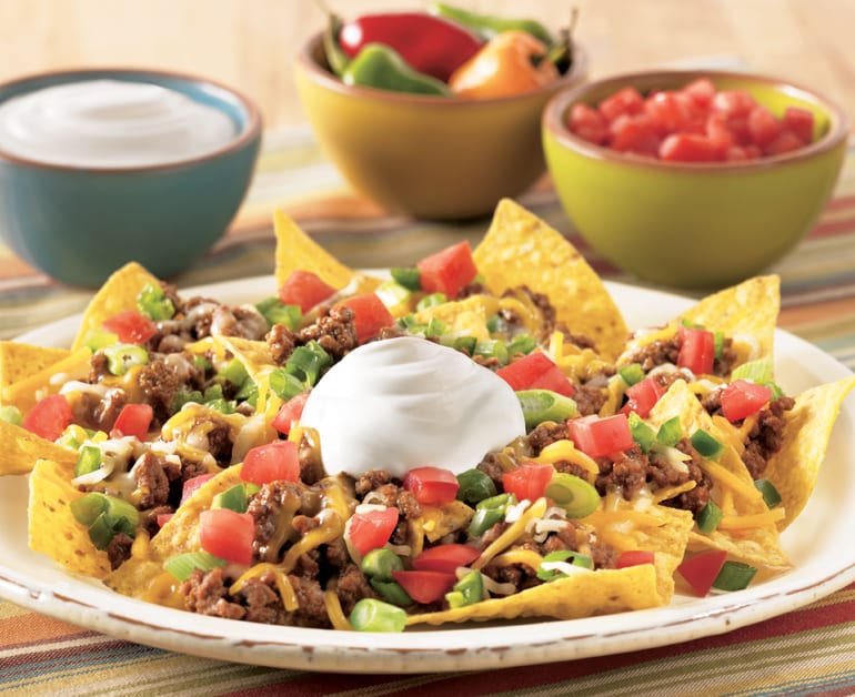 View recommended Loaded Beef Nachos recipe