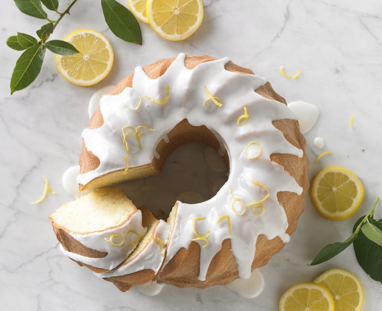 Lemon Sour Cream Pound cake