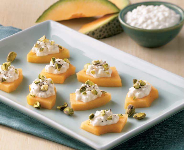 Thumbnail image for Melon and Cheese Canapés