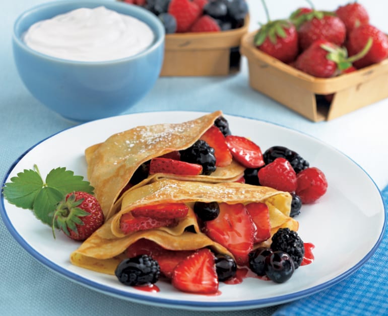 View recommended Mixed Berry Crepes recipe