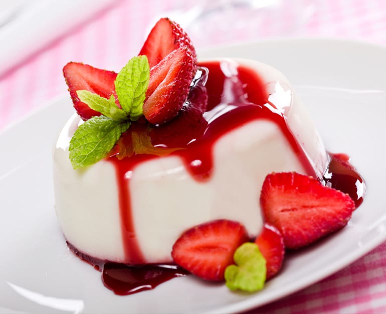 Thumbnail image for Panna Cotta with Strawberry Sauce