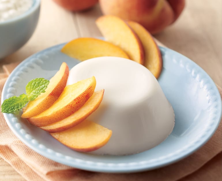 View recommended Peachy Panna Cotta recipe