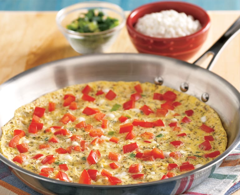 View recommended Red Pepper Frittata recipe
