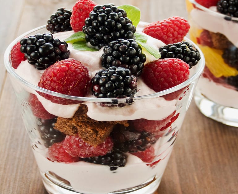 Sour Cream Berry Parfaits slider image 1