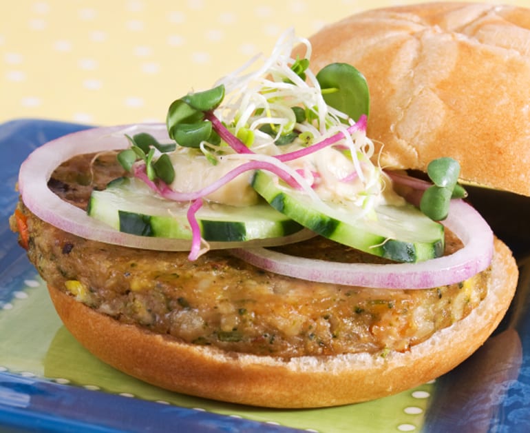 Southwest Veggie Burgers slider image 1