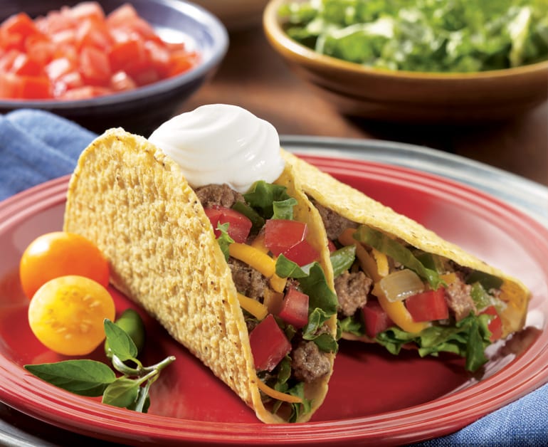 Click to open Tacos de Picadillo con Chipotle recipe