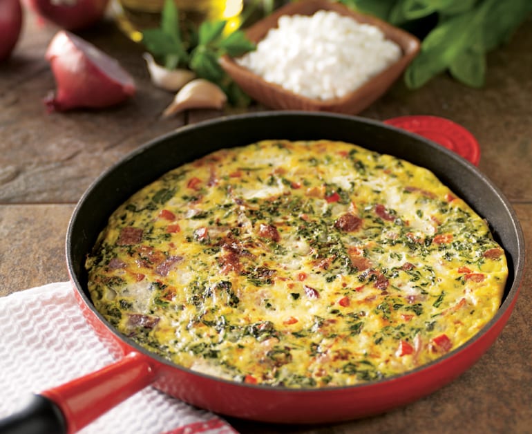 Thumbnail image for Spinach Cheese Frittata