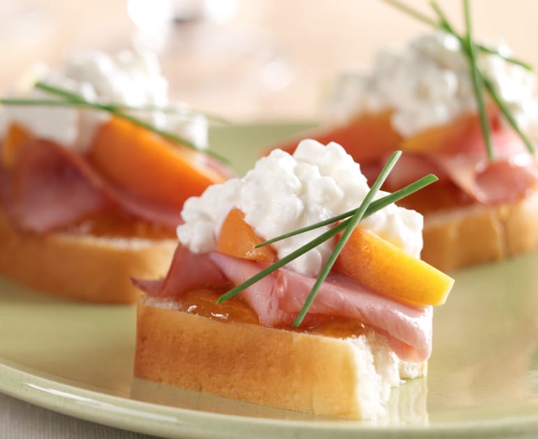 View recommended Cottage Cheese and Pear Crostini recipe