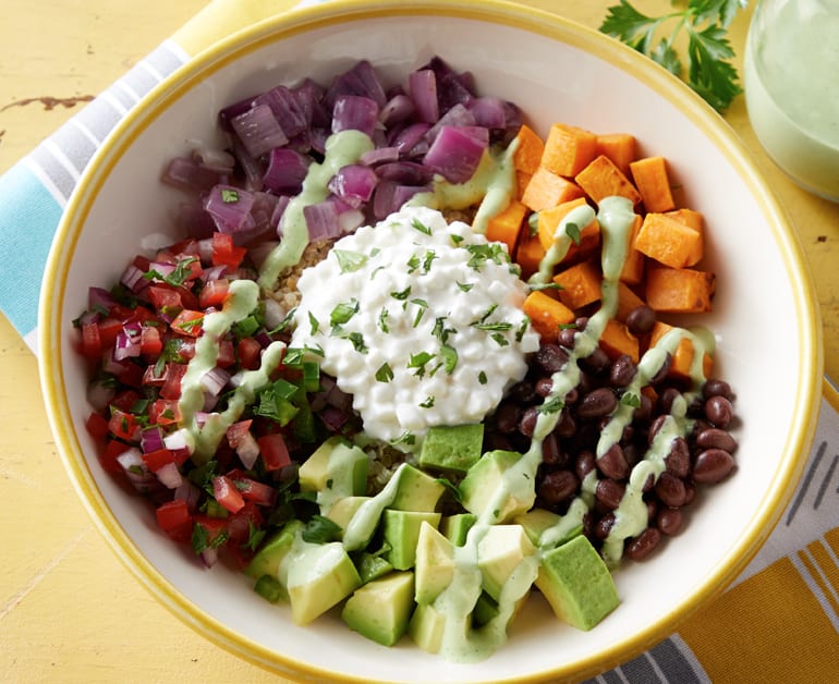 View recommended Sweet Potato and Black Bean Bowl recipe