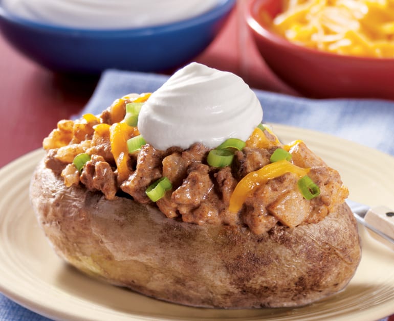 Thumbnail image for Taco-Stuffed Baked Potatoes