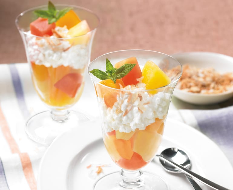 Tropical Cottage Cheese Parfaits slider image 1