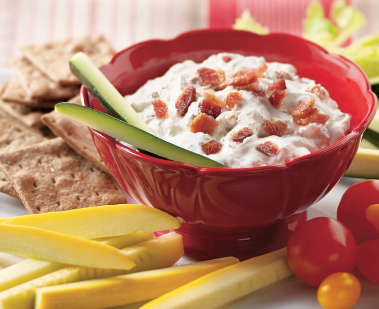 Click to open Dip Ranch de Tomate y Tocino recipe