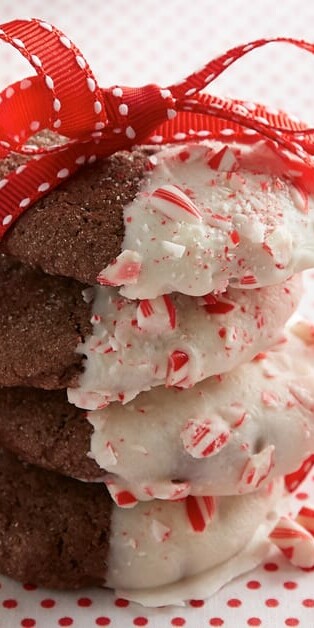 black and white cookies