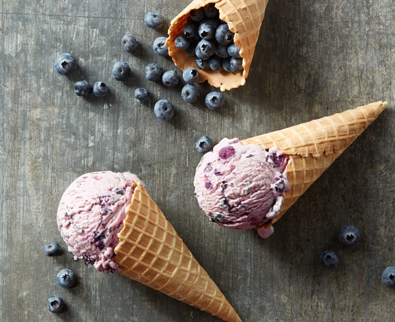 View recommended Blueberry Ice Cream recipe