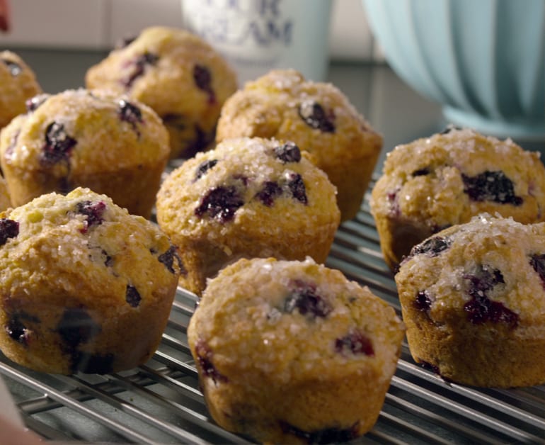 Click to open Panquecitos de Blueberries recipe