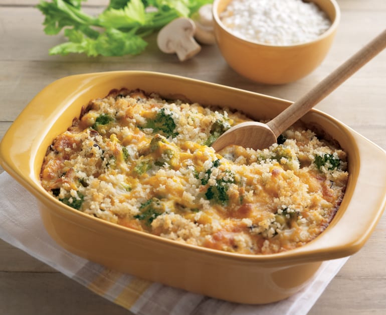 Creamy Broccoli Rice Bake - Daisy Brand