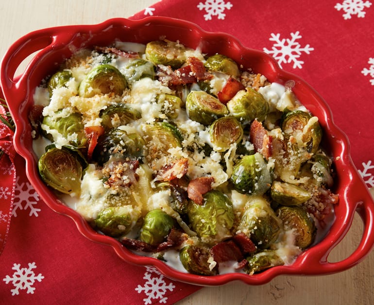 Click to open Roasted Brussels Sprouts Gratin recipe