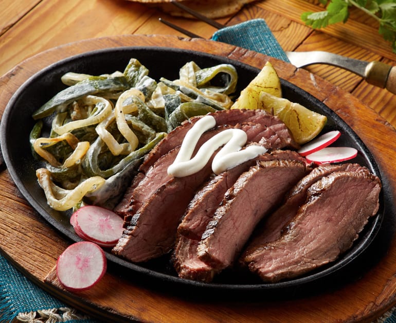 View recommended Carne Asada con Rajas recipe