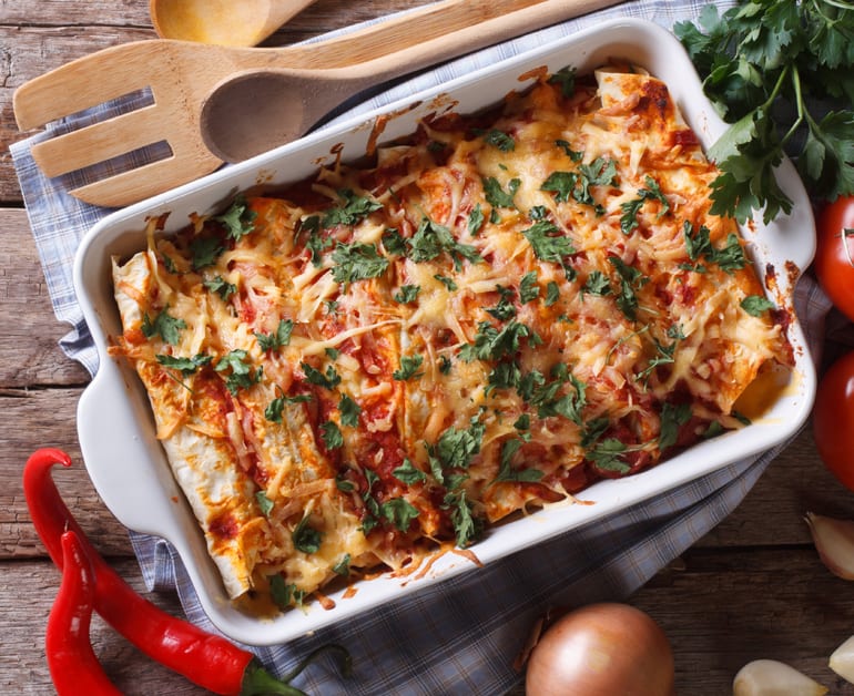 Chicken and Cheese Enchiladas Recipe - Daisy Brand