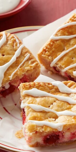 Cherry slab pie