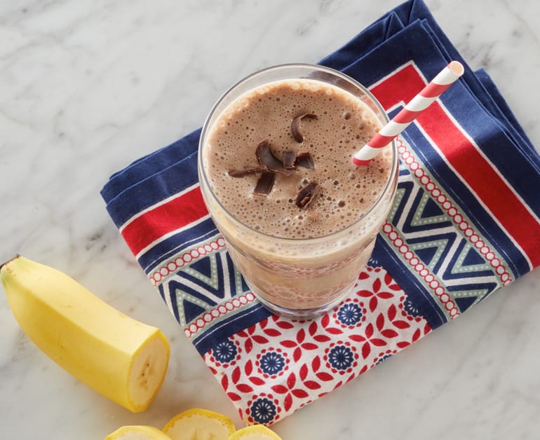 Chocolate Peanut Butter Banana Smoothie Recipe Daisy Brand