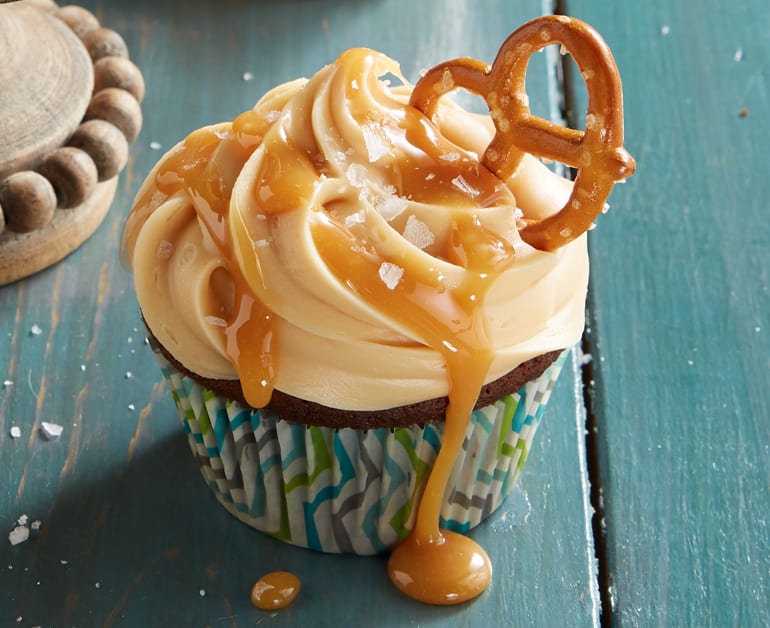 View recommended Chocolate Cupcakes with Caramel Frosting recipe