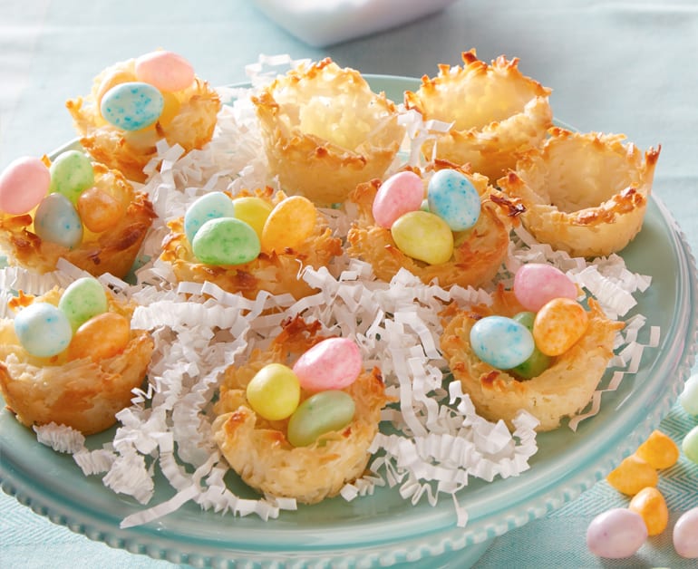 View recommended Coconut Macaroon Nest Cookies recipe