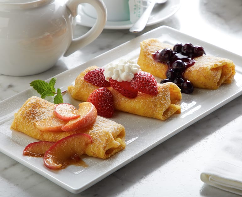 Thumbnail image for Cottage Cheese Blintzes