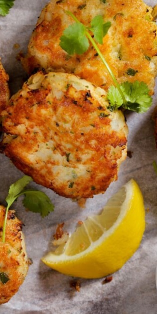 Crab and shrimp cake