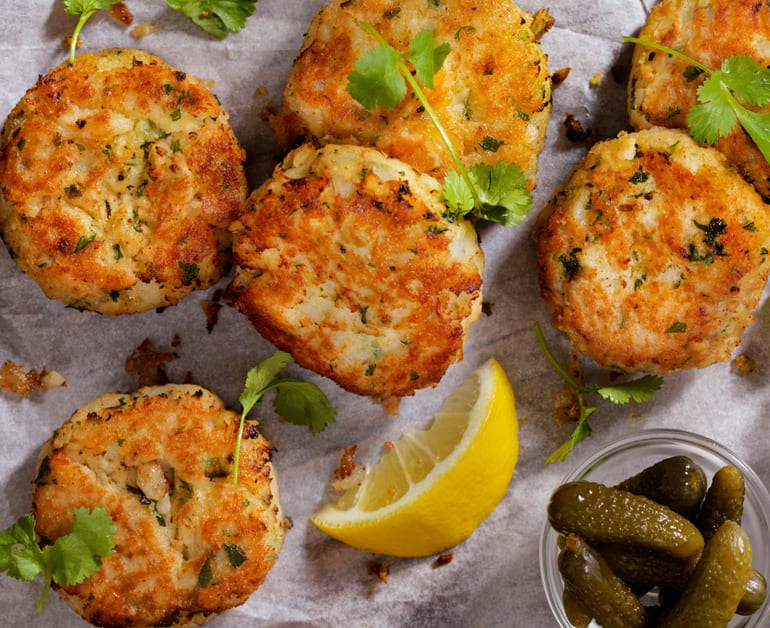 Thumbnail image for Crab and Shrimp Cakes