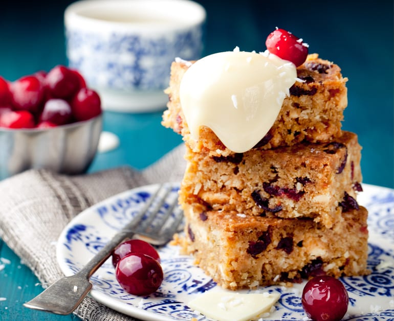 Cranberry Almond Blondies slider image 1