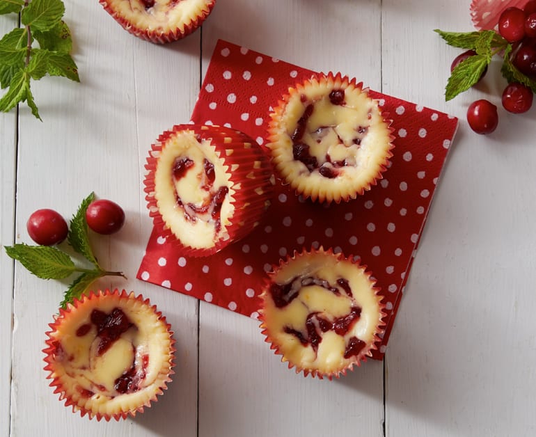 View recommended Cranberry White Chocolate Cheesecake Tarts recipe